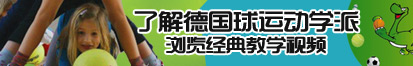 17c精品黄色了解德国球运动学派，浏览经典教学视频。